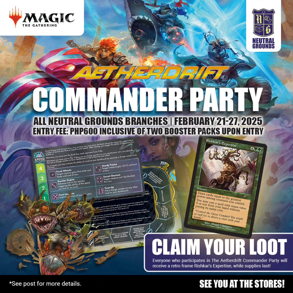 MTG Magic: The Gathering Aetherdrift Commander Party (OP)