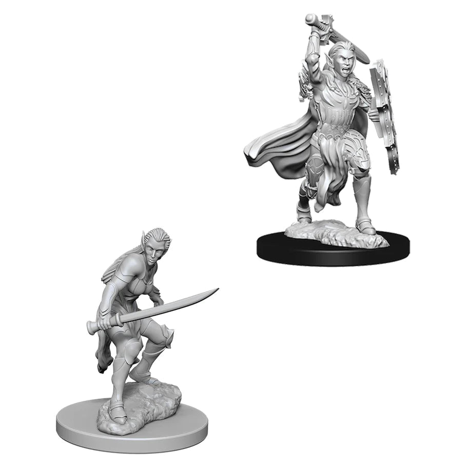 D&D Nolzur's Marvelous Miniatures: Elf Female Fighter (Unpaint)