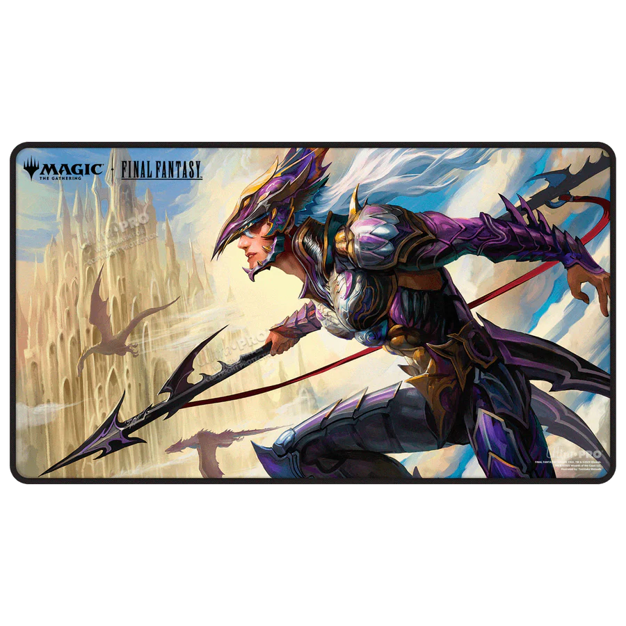 Magic: The Gathering FINAL FANTASY™ Kain, Traitorous Dragoon Black Stitched Playmat