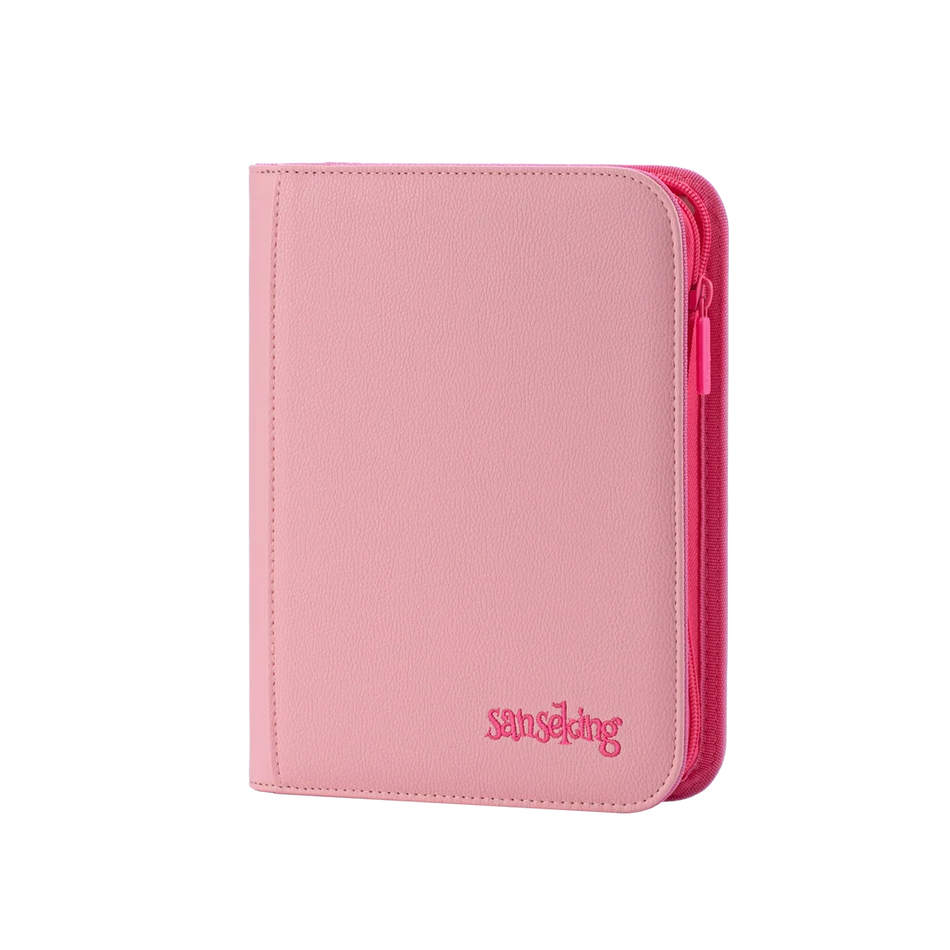 Sanseking - 8-Pocket Pink Trading Card Binder AXIS-03