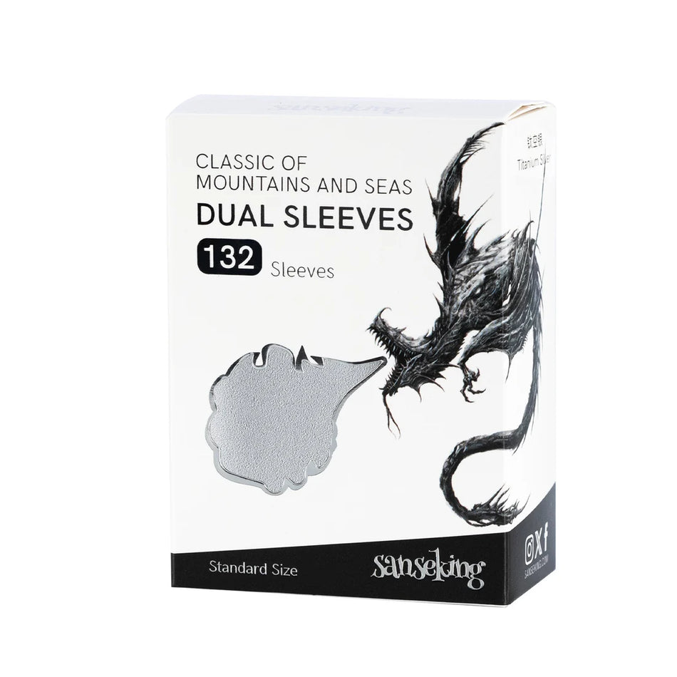 Sanseking - Classic of Mountain and Seas Dual Card Sleeves (132psc) - Titanium Sliver