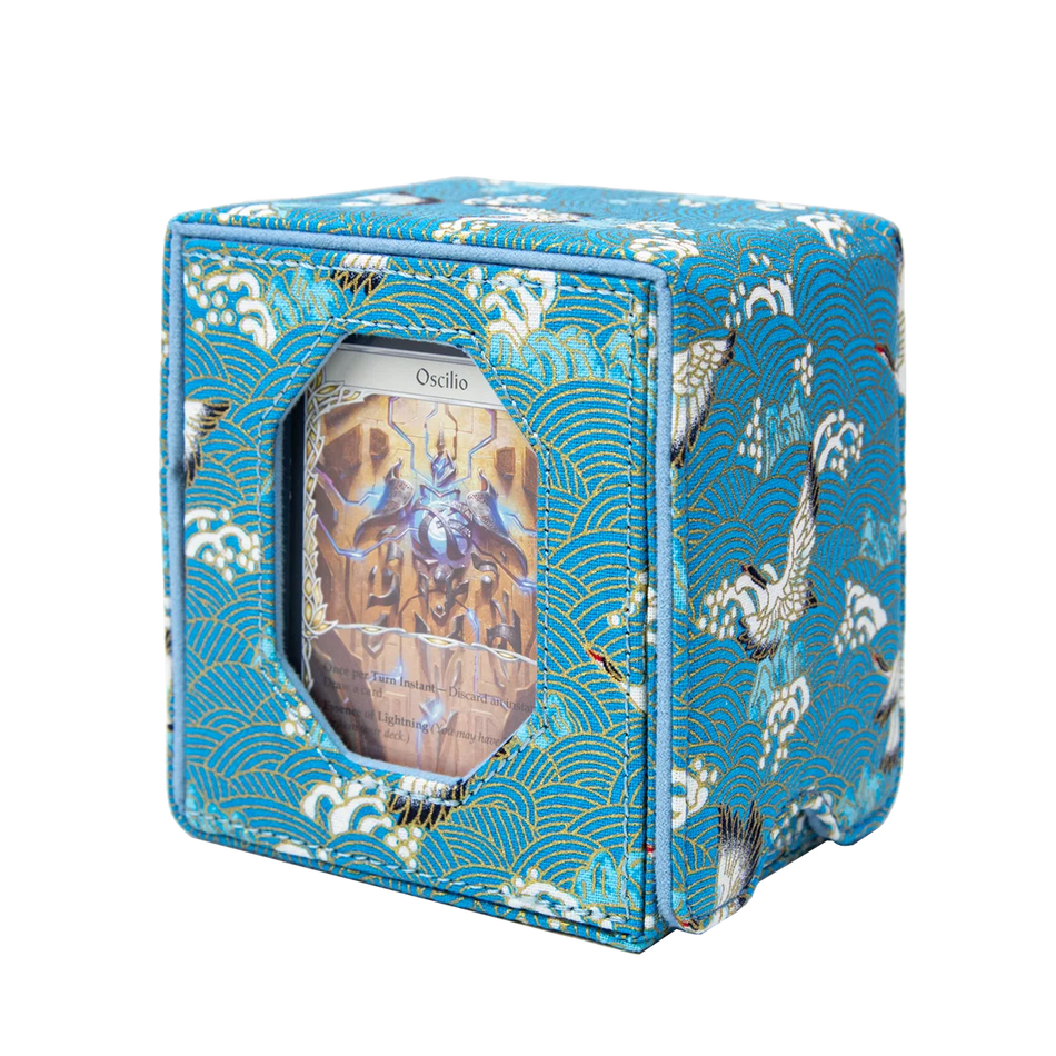 Sanseking - Brocade Deck Box-Crane Dance in Autumn Pool