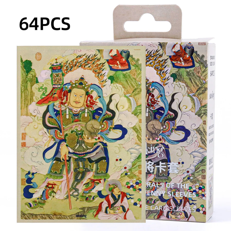 Sanseking - The Four Generals Of The Demon Family Card Sleeves 64pcs - White