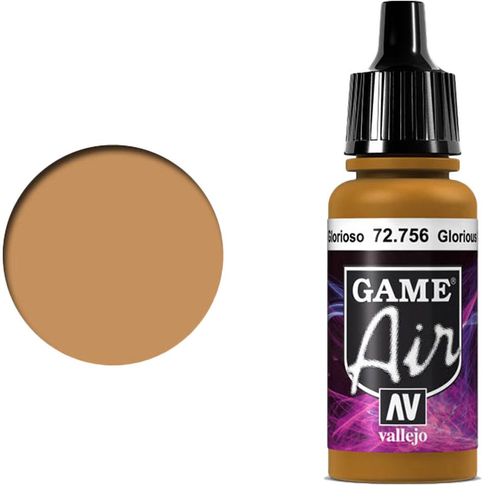 Vallejo Game Air -  Glorious Gold 17ml