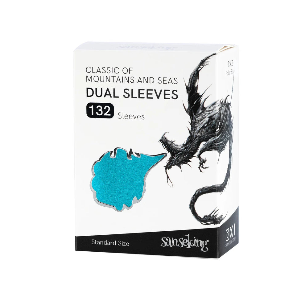 Sanseking - Classic of Mountain and Seas Dual Card Sleeves (132psc) - Polar Blue