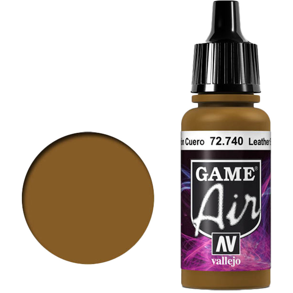 Vallejo - Game Air - Leather Brown 17ml