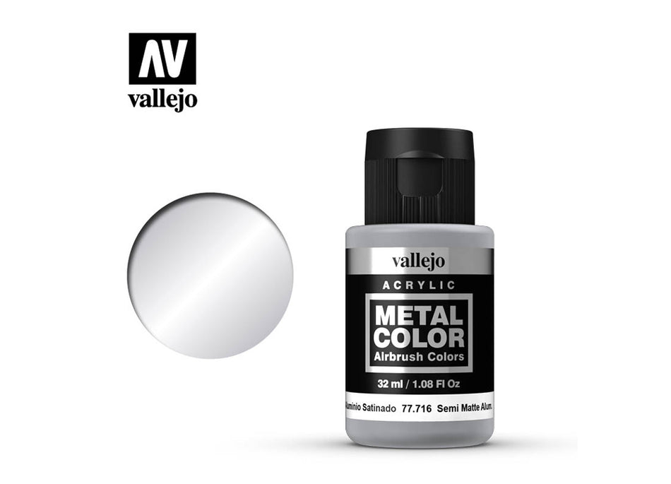 Vallejo - Metal Color - Semi Matte Aluminum 32ml