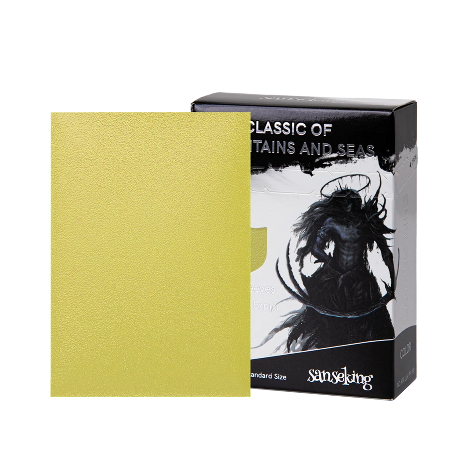 Saneking - Classic of Mountains and Seas Standard Size Sleeves - Sunburst Yellow