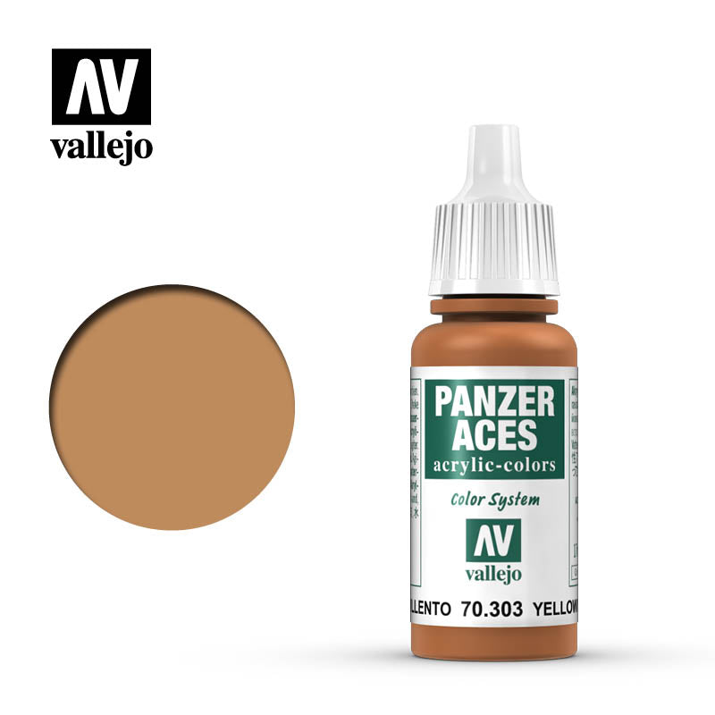 Vallejo - Panzer Aces - Yellowish Rust 17ml