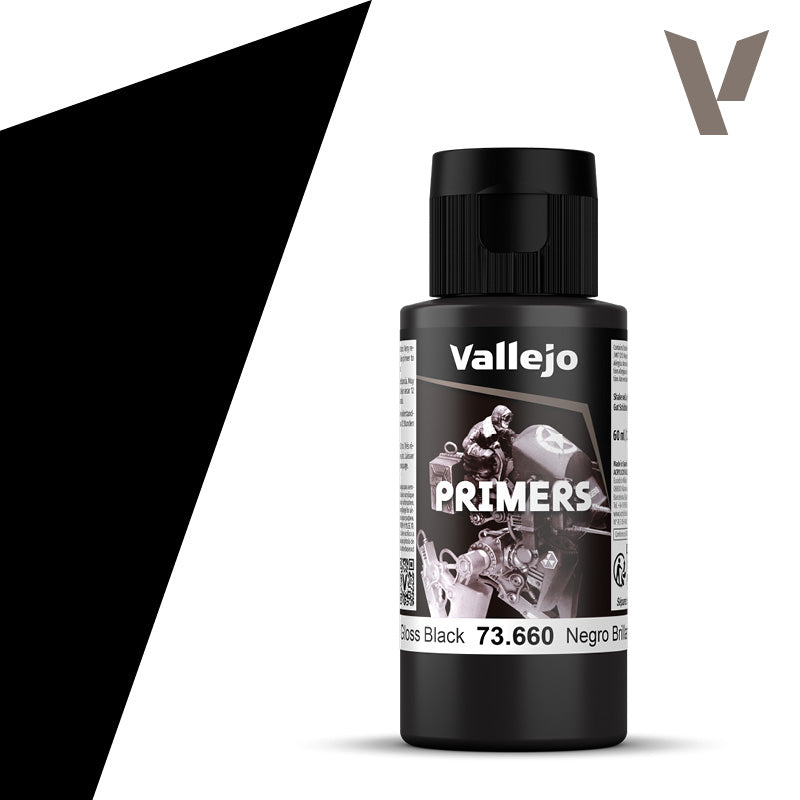Vallejo - Metal Color - Gloss Black Primer 60ml