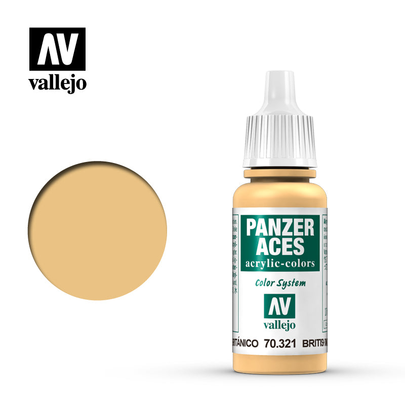 Vallejo - Panzer Aces - British Tank Crew Highlights 17ml