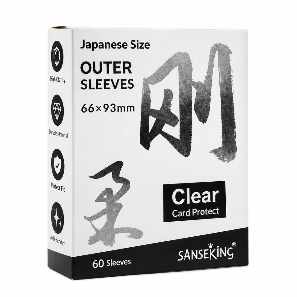 Sanseking - Japanese Size Outer Sleeves-Clear Protector