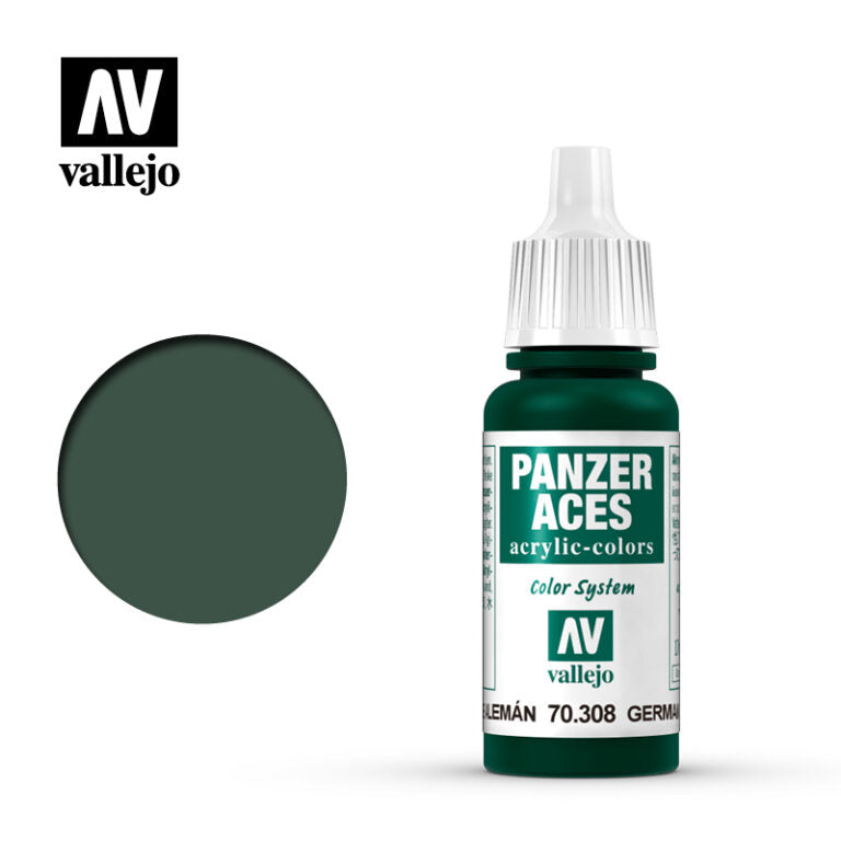 Vallejo - Panzer Aces - German Green Tail Light 17ml