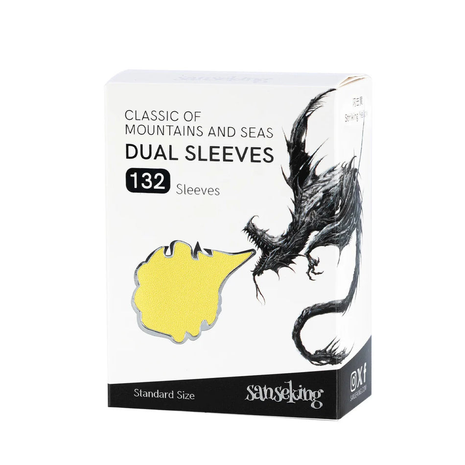 Sanseking - Classic of Mountain and Seas Dual Card Sleeves (132psc) - Striking Yellow