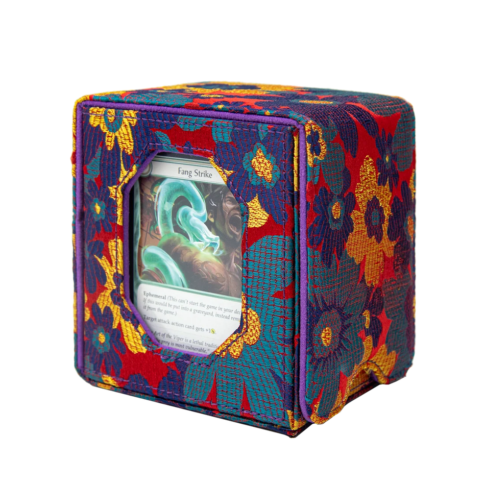 Sanseking - Brocade Deck Box-Flower Shadows at Dusk