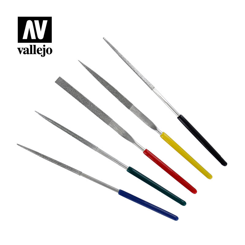 Vallejo - Mini Diamond File Set x5