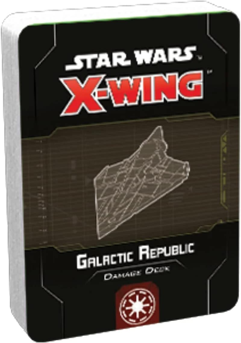 Star Wars X-Wing 2nd Edition Galactic Republic Damage Deck