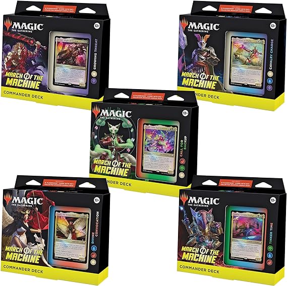 Magic: The Gathering - March of the Machine Commander Decks: Set of 5 [EN]