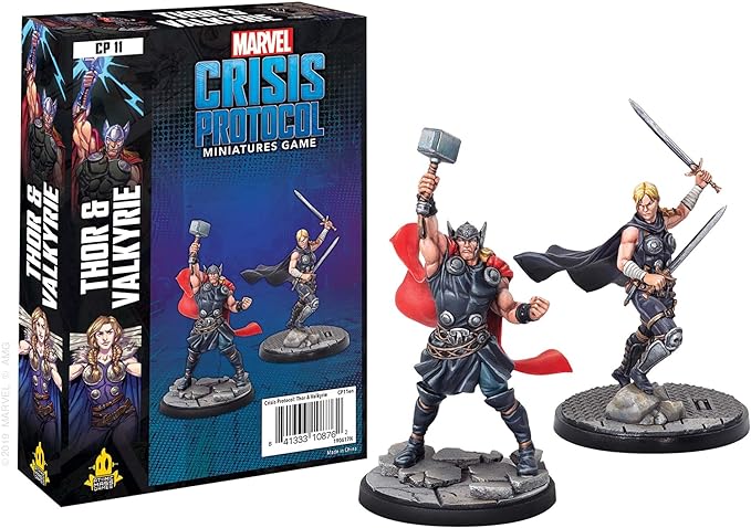 Marvel Crisis Protocol Thor & Valkyrie Character Pack