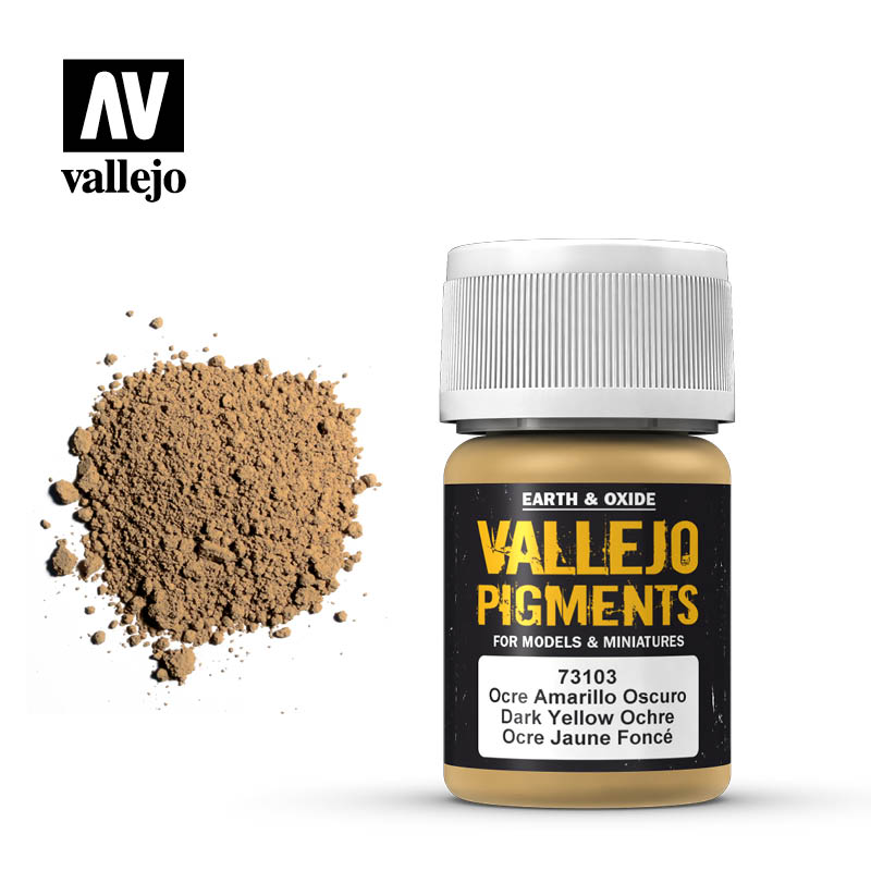 Vallejo - Pigments - Dark Yellow Ochre 35ml
