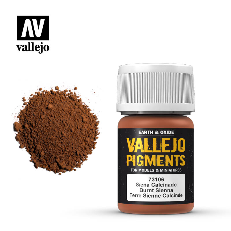 Vallejo - Pigments - Burnt Sienna 35ml