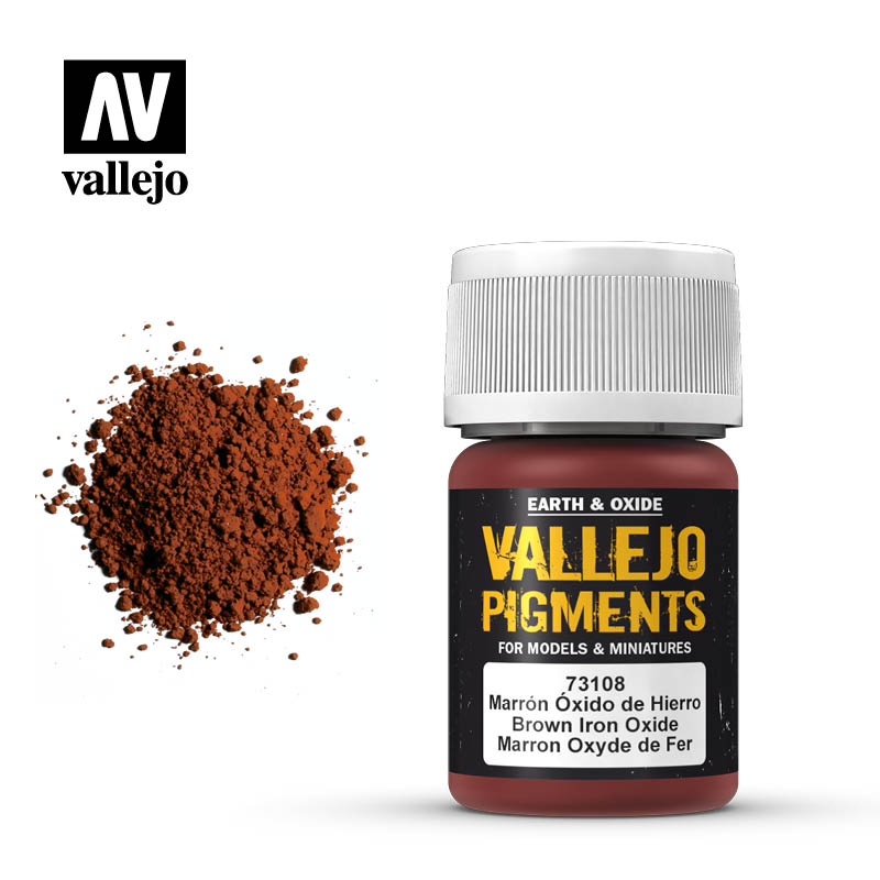 Vallejo - Pigments - Brown Iron Oxide 35ml