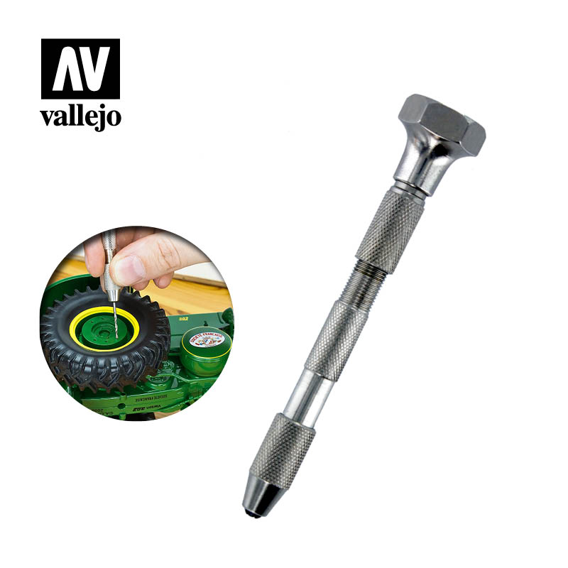 Vallejo - Spin Top Pin Vice Double Ended