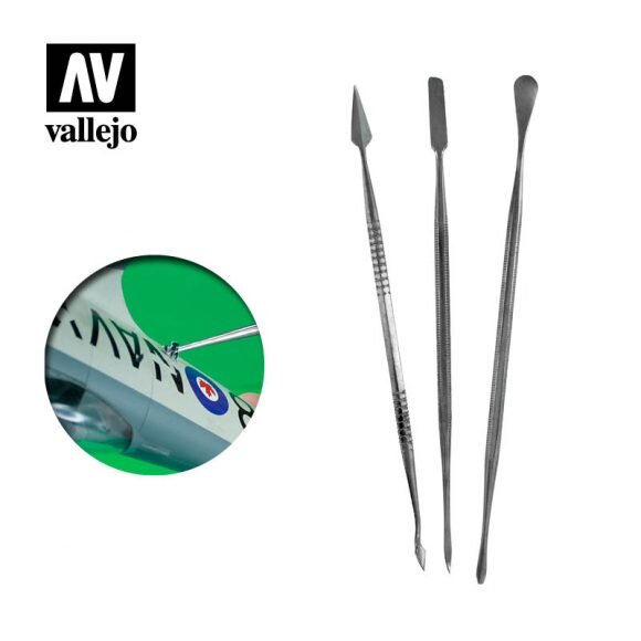 Vallejo - Stainless Steel Carvers x3