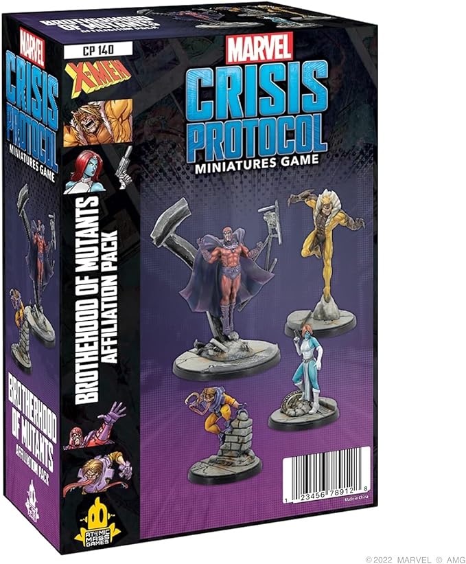 Marvel Crisis Protocol Brotherhood of Mutants Affiliation Pack