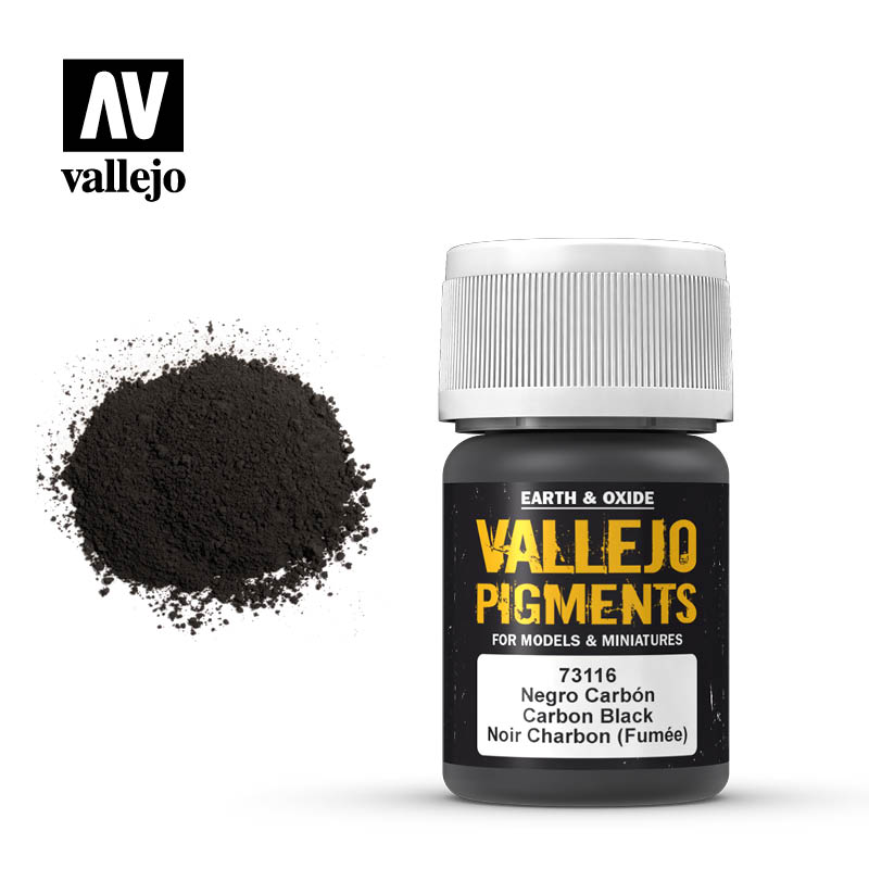 Vallejo - Pigments - Carbon Black (Smoke Black) 35ml