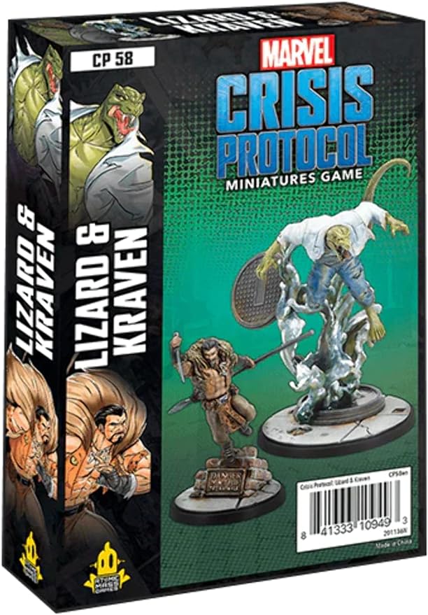 Marvel Crisis Protocol Lizard & Kraven Character Pack