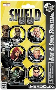 Marvel HeroClix: Nick Fury, Agent of SHIELD Dice and Token Pack
