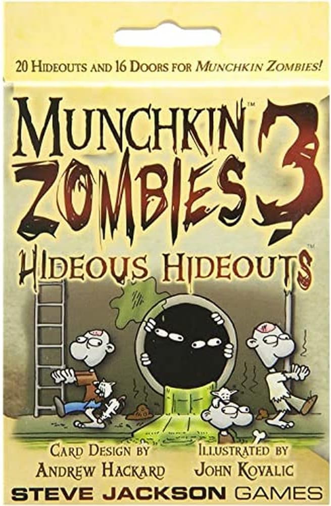 Munchkin Zombies 3 Hideous Hideouts