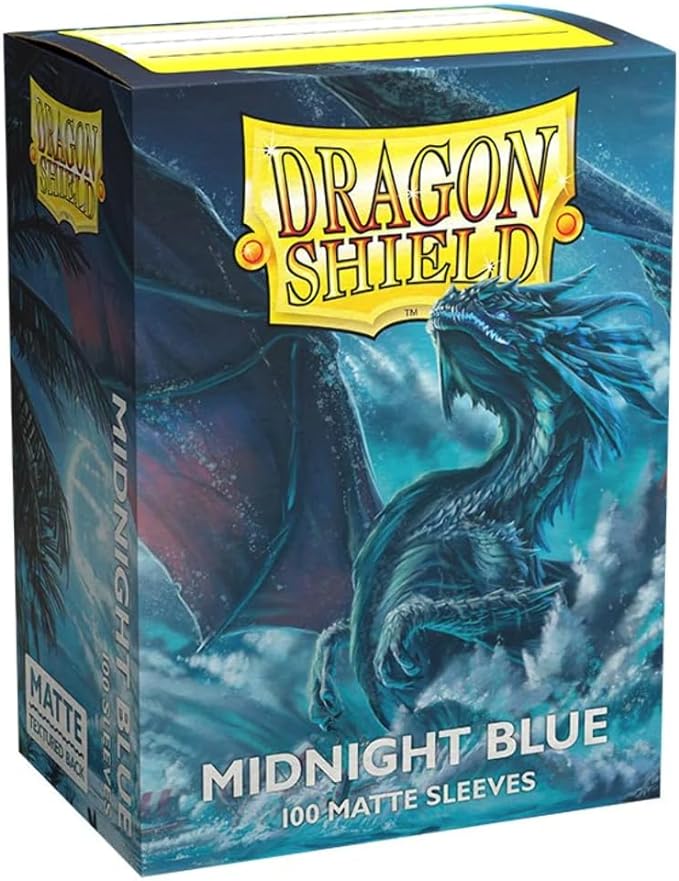 Dragon Shield Sleeves - Midnight Blue - Matte 100Ct