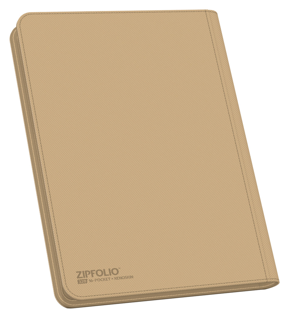 Ultimate Guard - Zipfolio 320 – 16-Pocket XenoSkin – Sand