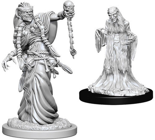 D&D Nolzur's Marvelous Miniatures: Green Hag & Night Hag (Unpaint)