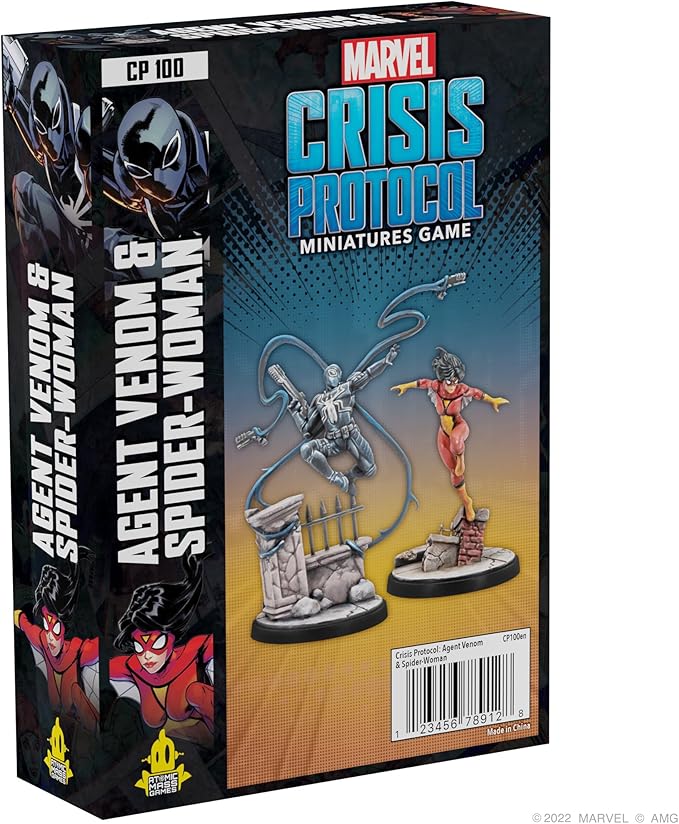 Marvel Crisis Protocol Agent Venom & Spider-Woman Character Pack