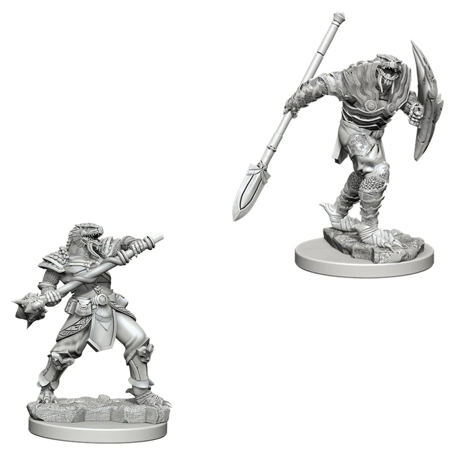 D&D Nolzur's Marvelous Miniatures: Dragonborn Fighter with Spear (Unpaint)