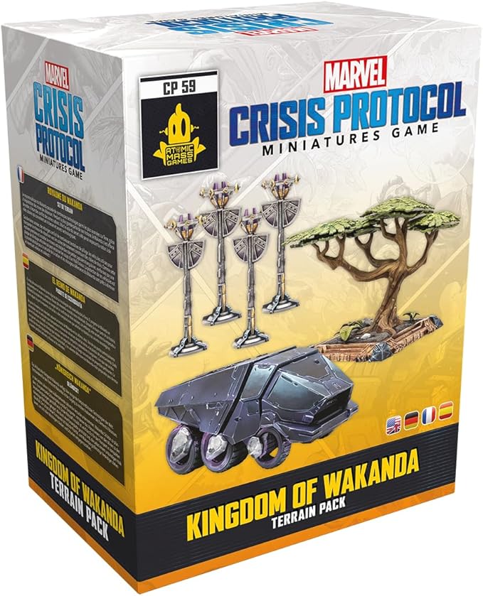 Marvel Crisis Protocol Kingdom Of Wakanda Terrain Pack