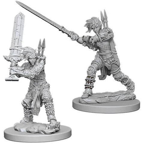 Pathfinder Battles Deep Cuts: Human Female Barbarian