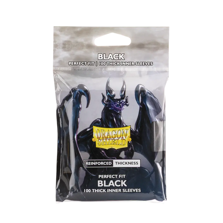 Dragon Shield - Perfect Fit - Thick Inner Sleeves - Black