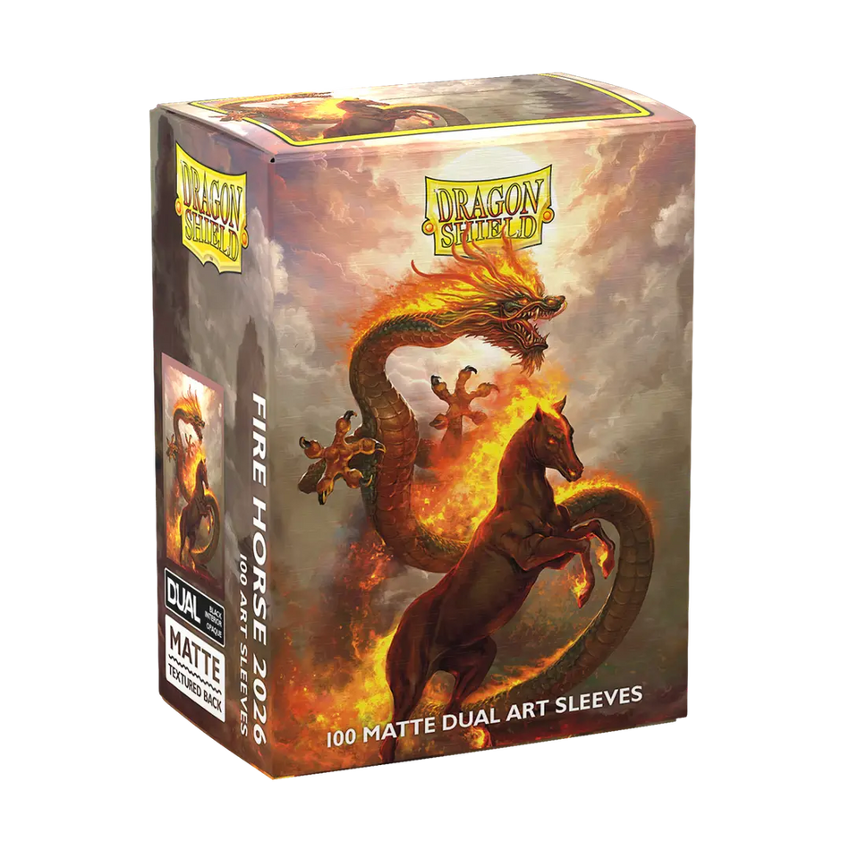 Dragon Shield - Fire Horse 2026 - Matte Dual Art Sleeves