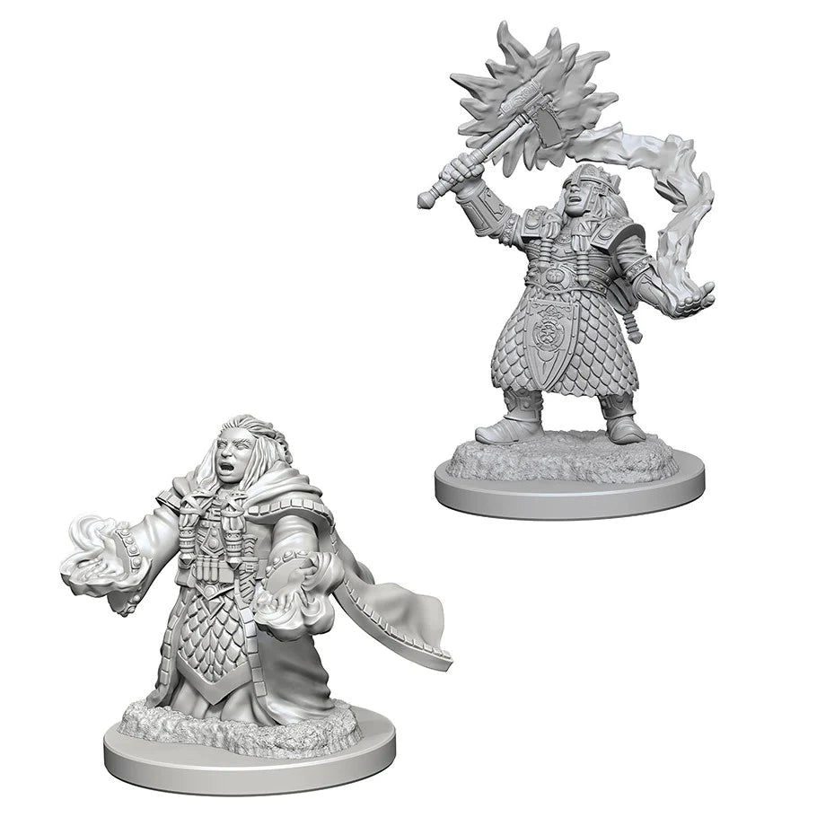 D&D Nolzur's Marvelous Miniatures: Dwarf Female Cleric (Unpaint)