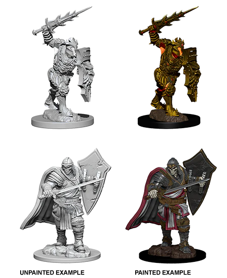 D&D Nolzur's Marvelous Miniatures: Death Knight & Helmed Horror (Unpaint)