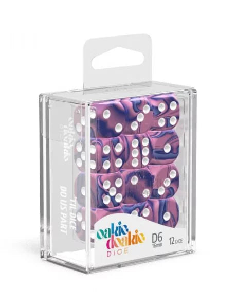 Oakie Doakie Dice D6 Dice 16mm Gemidice - Venus (12)