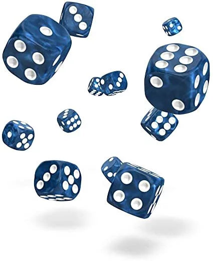Oakie Doakie Dice D6 Dice 12 mm Gemidice - Liquid Steel (36)