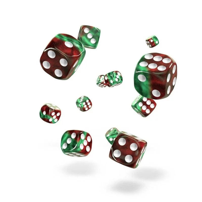 Oakie Doakie Dice D6 Dice 12mm Gemidice - Bloody Jungle (36)