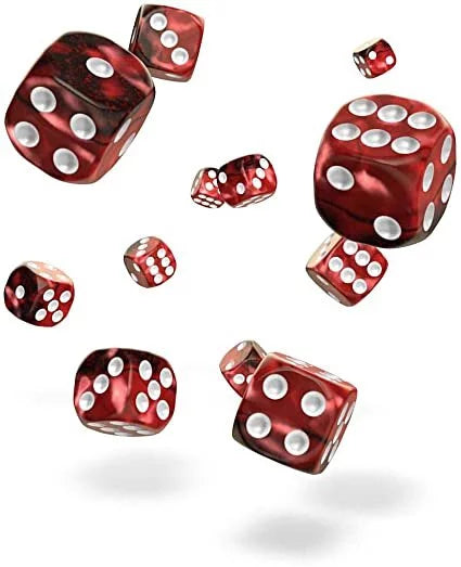 Oakie Doakie Dice D6 Dice 12mm Gemidice - Vampire (36)
