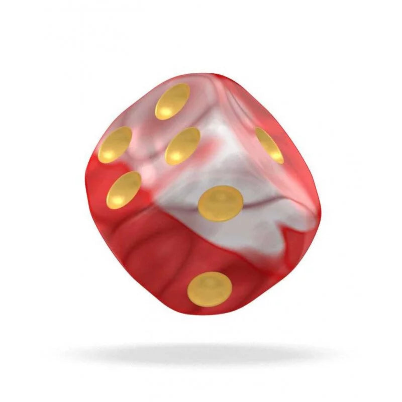 Oakie Doakie Dice D6 Dice 12mm Gemidice - Red Sky (36)