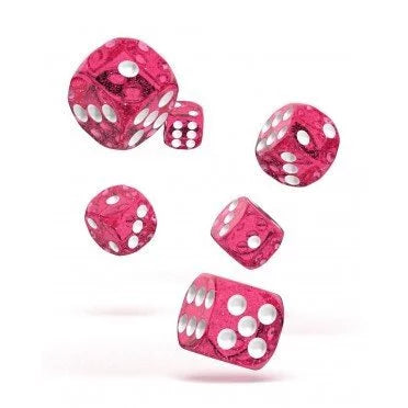 Oakie Doakie Dice D6 Dice 12 mm Speckled - Pink (36)
